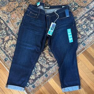 Old Navy women's boyfriend  Deep Indigo Relaxed Jeans